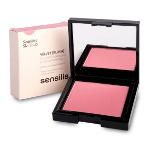 SENSILIS VELVET BLUSH COLORETE HIDRATANTE EN POLVO CREMOSO – COLOR 01 ROMANTIC PRUNE